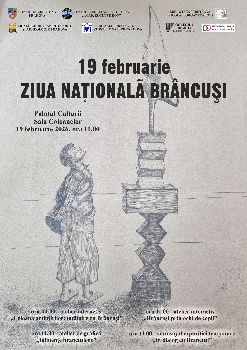 Ploieștiul îl sărbătorește pe Constantin Brâncuși