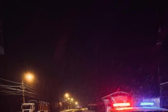 Circulația rutieră se desfășoară în condiții de iarnă