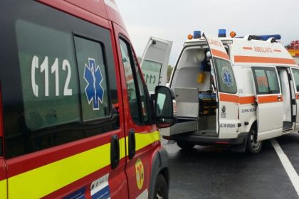 Accident cu victimă î