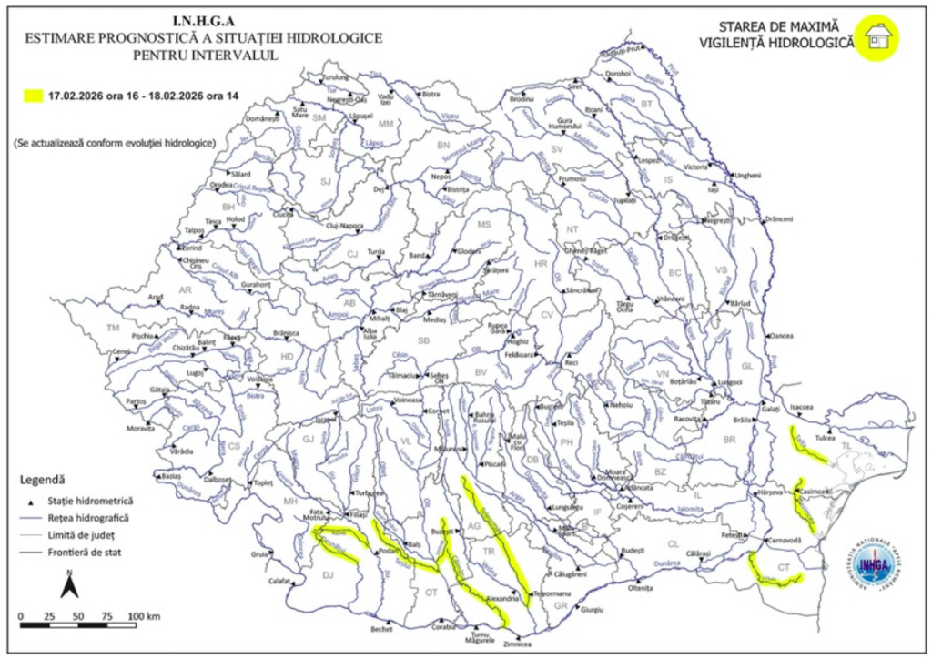 Cod galben de inundații