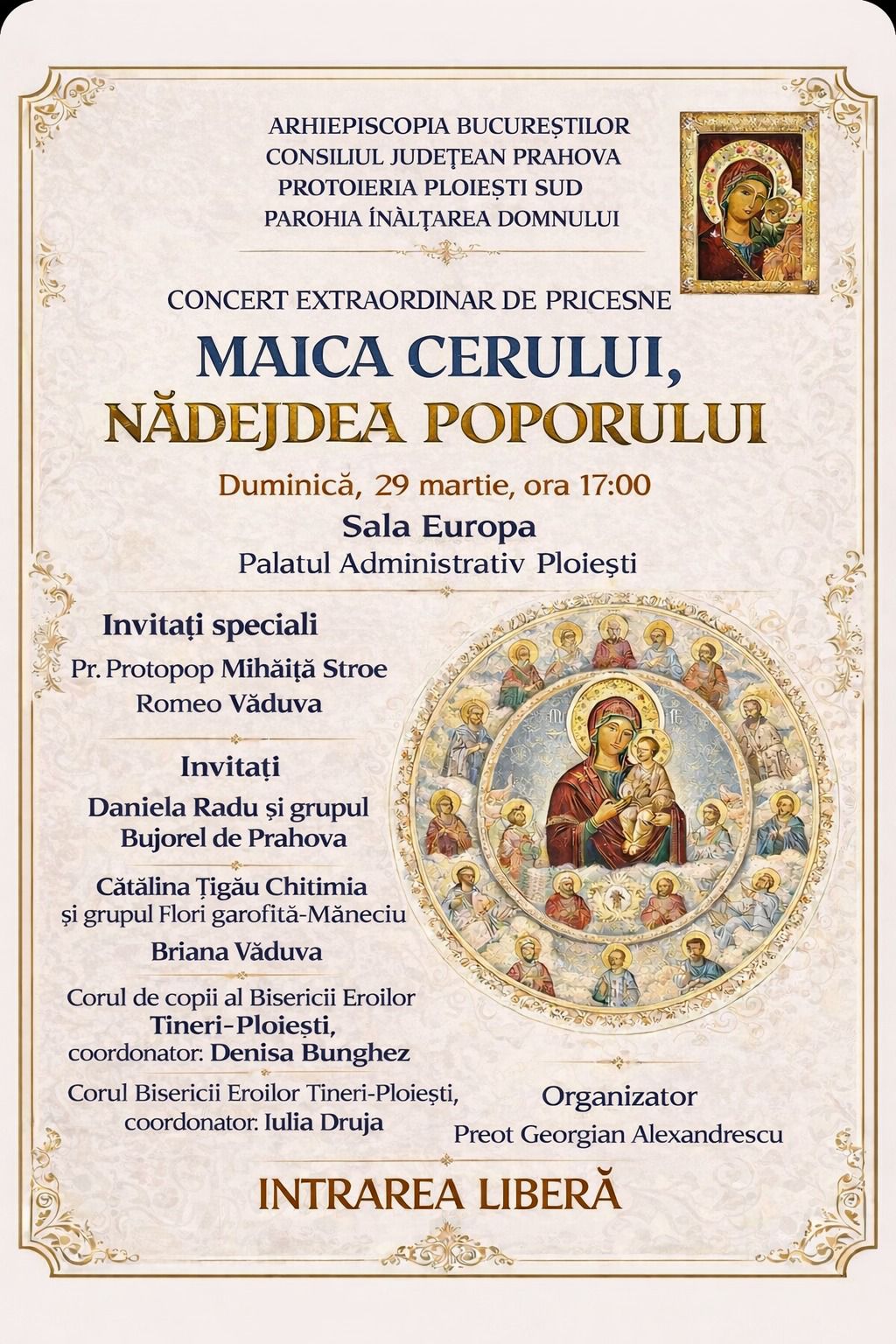 Concert extraordinar de pricesne