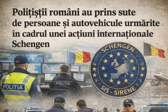 Polițiștii români au prins sute de persoane