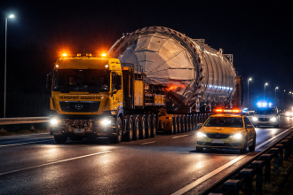 Transporturi agabaritice pe mai multe drumuri din țară