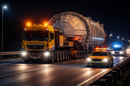 Transporturi agabaritice pe mai multe drumuri din țară