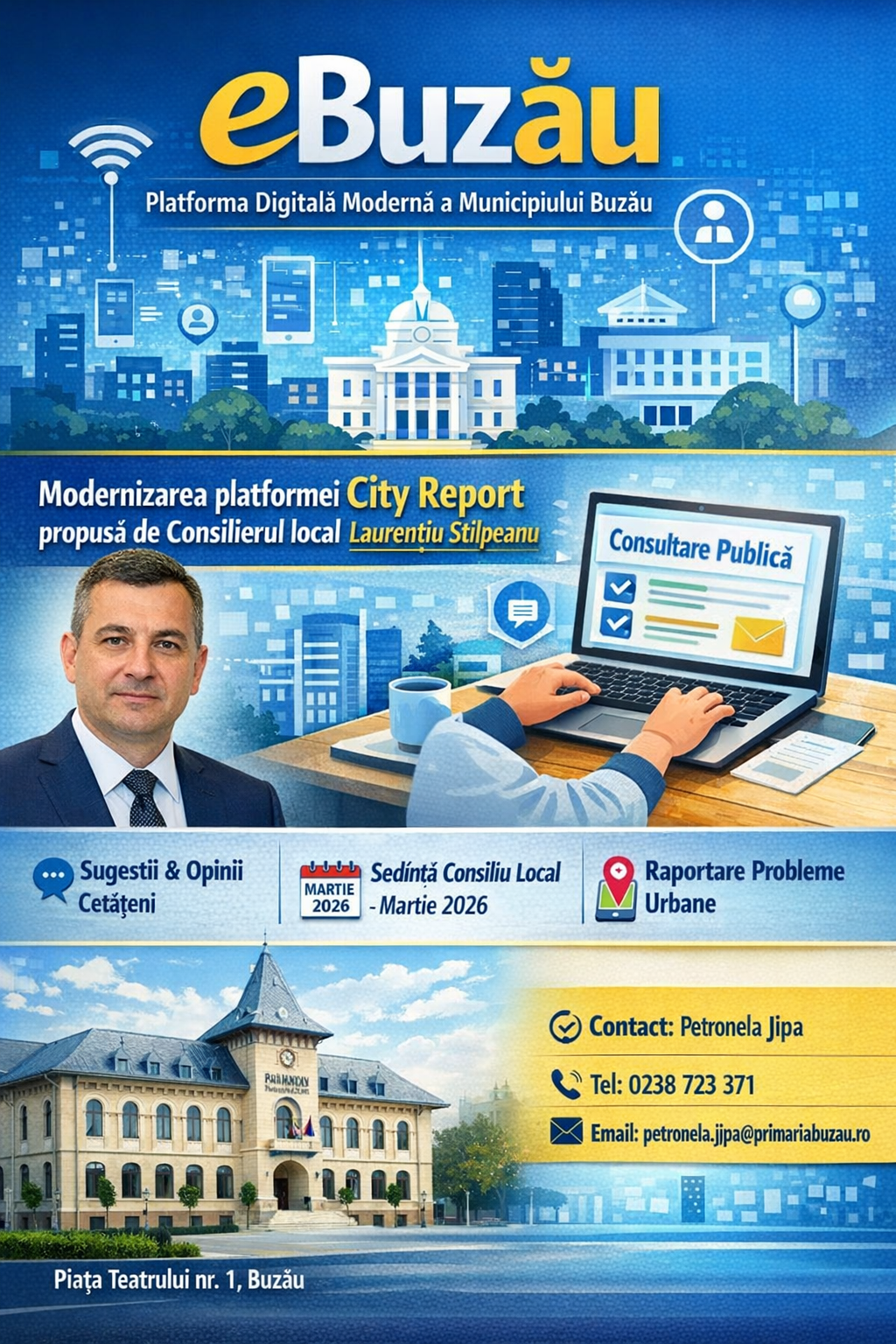 Buzău lansează proiectul “eBuzău”