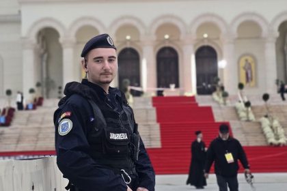 Jandarm aflat în timpul liber