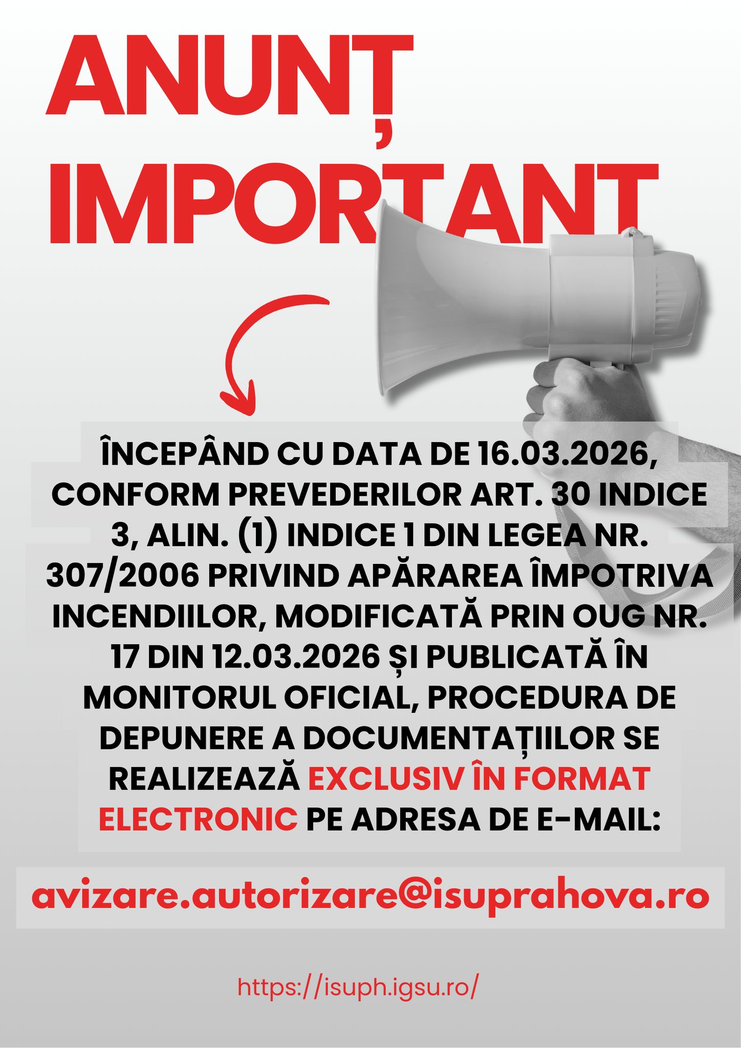 Depunerea documentațiilor