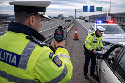 Verificări ale polițiștilor de la autostrăzi