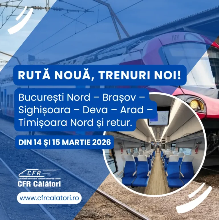 Trenuri noi și rute extinse
