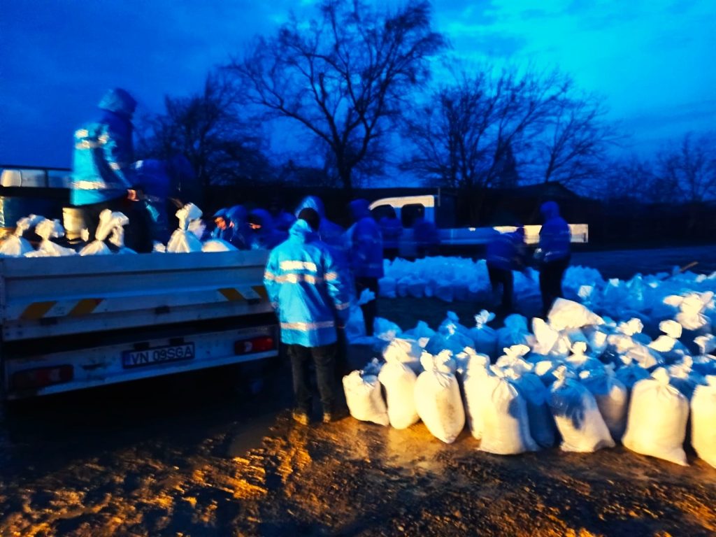 Viitura pe râul Putna