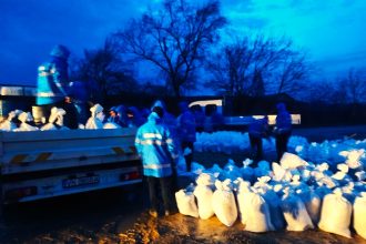 Viitura pe râul Putna