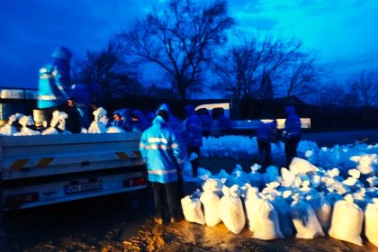 Viitura pe râul Putna