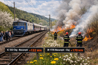 Trenuri cu întârzieri