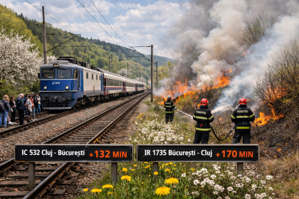 Trenuri cu întârzieri