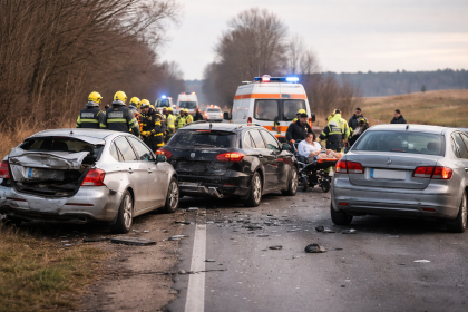 Patru mașini implicate