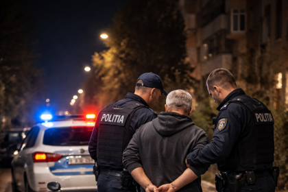 Bărbat prins în flagrant