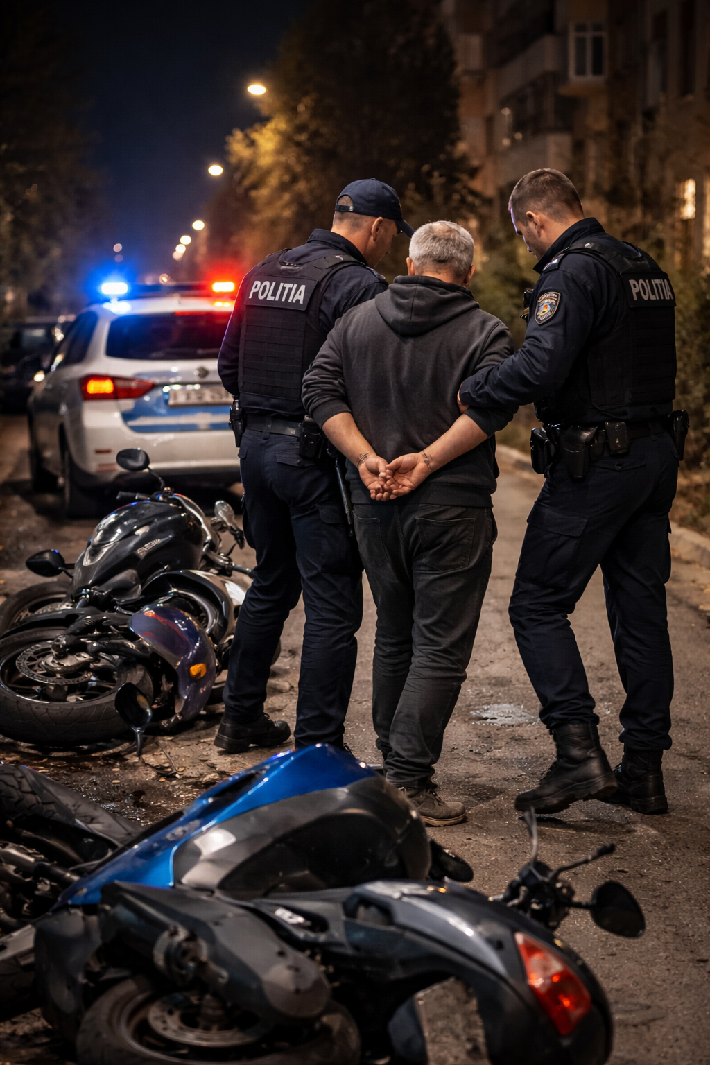 Bărbat prins în flagrant