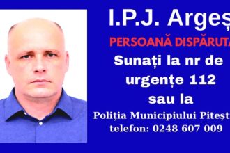 Bărbat dispărut în Pitești