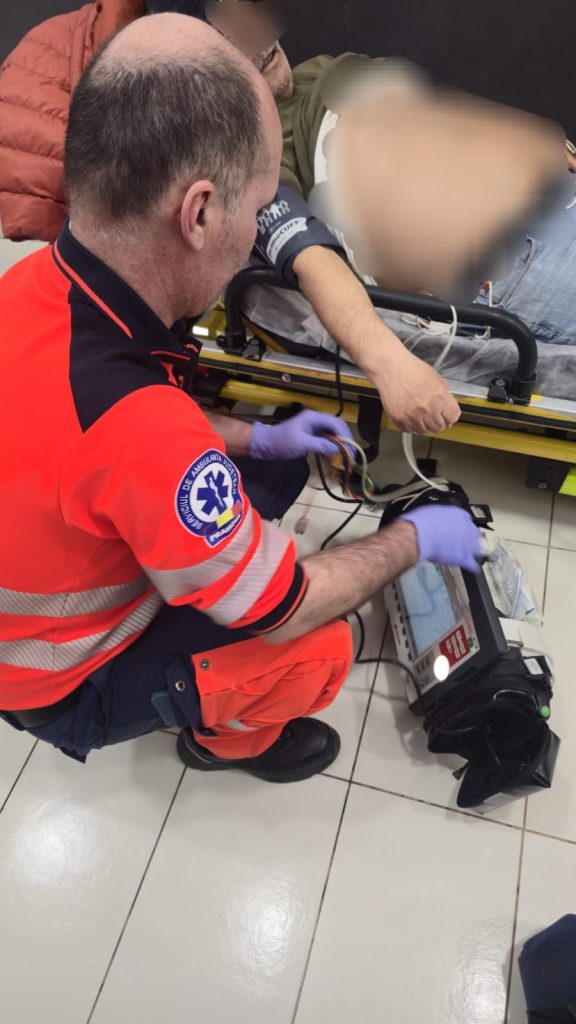 Jandarm aflat în timpul liber