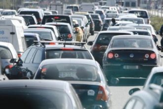 Trafic blocat pe DJ 720 auto