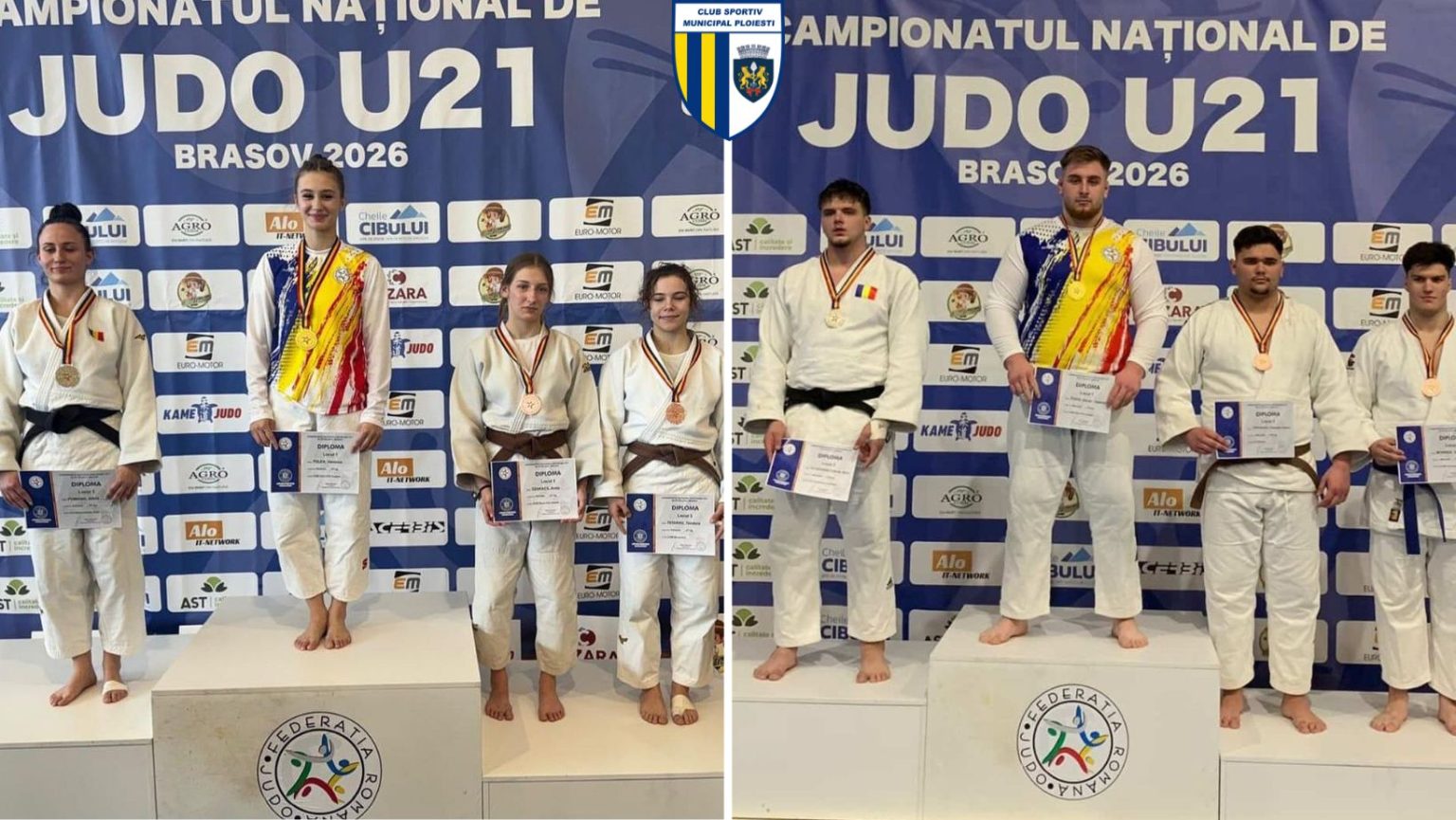 Judoka Vanessa Tolea și David Țugui