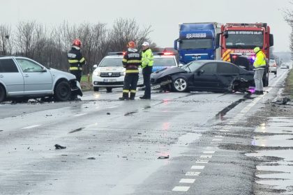 Traficul oprit total