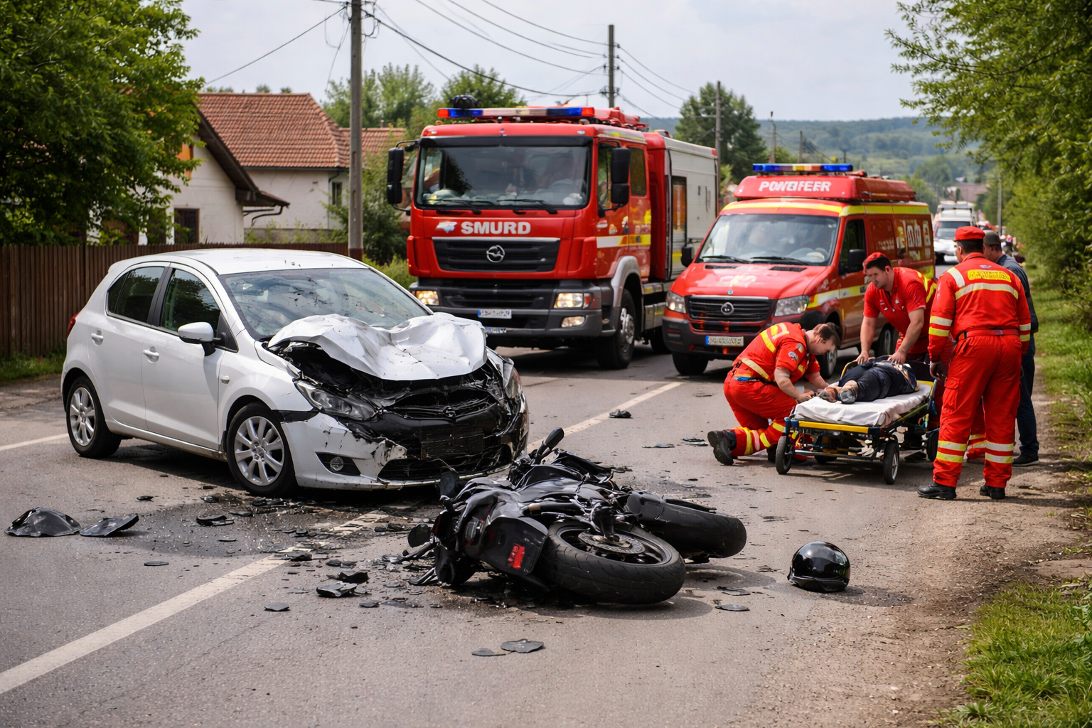 Accident rutier la Ceptura
