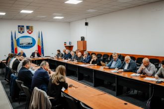 Rețea de gaze pe Valea Slănicului.