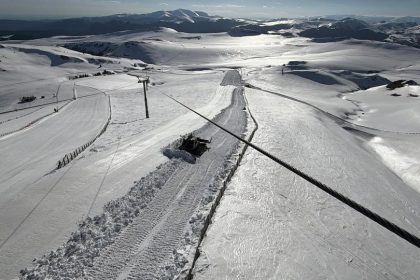 Vânt puternic în Sinaia