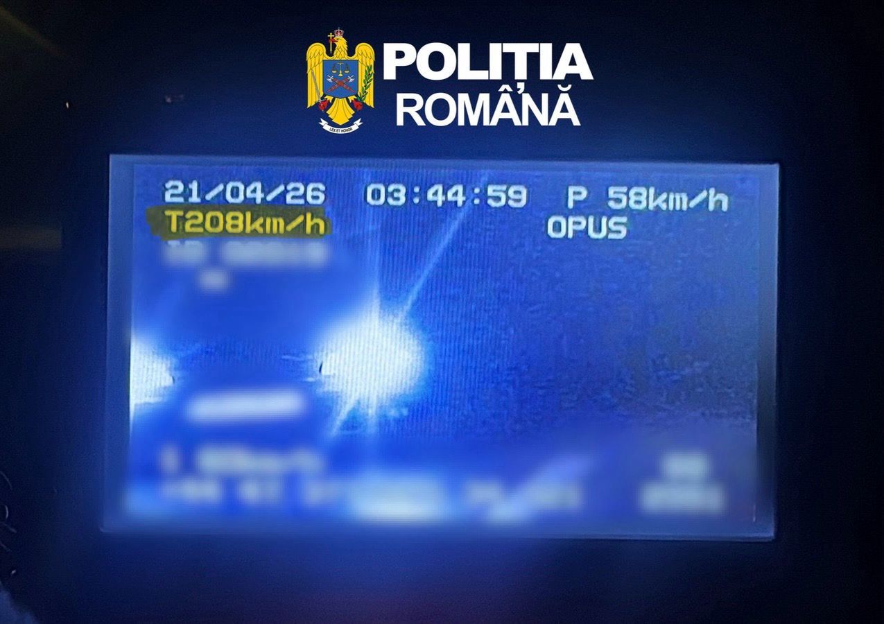 Tânăr amendat și lăsat fără permis