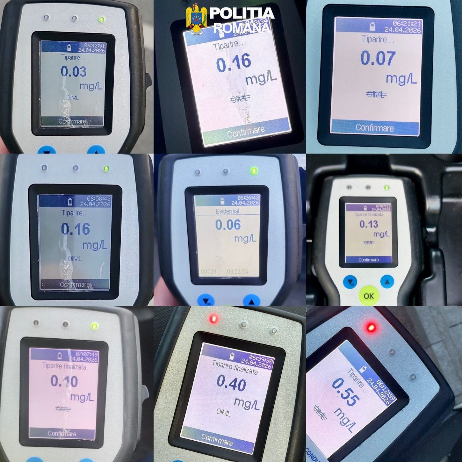 Razie rutieră în Dâmbovița