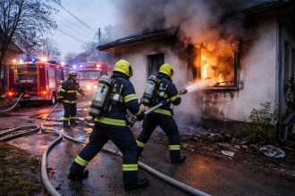 Incendiu într-o locuință din Ploiești