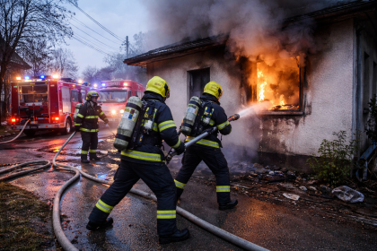 Incendiu într-o locuință din Ploiești