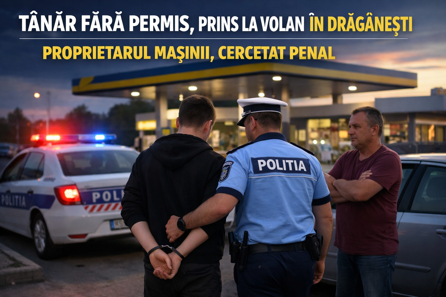 Tânăr fără permis