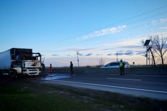 Trafic blocat pe DN1