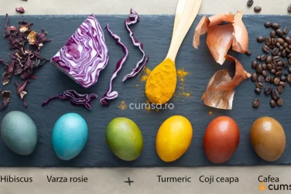 Cum poți colora natural ouăle