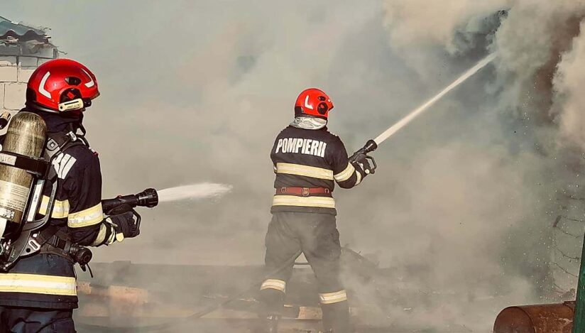 Bărbat găsit carbonizat