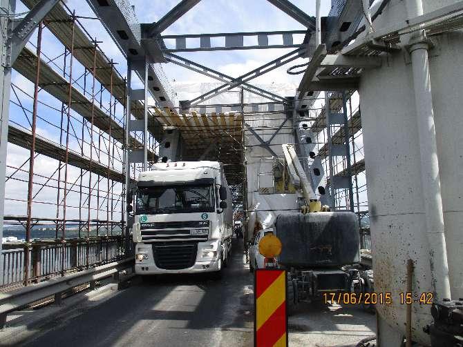 Lucrările la Podul Giurgiu