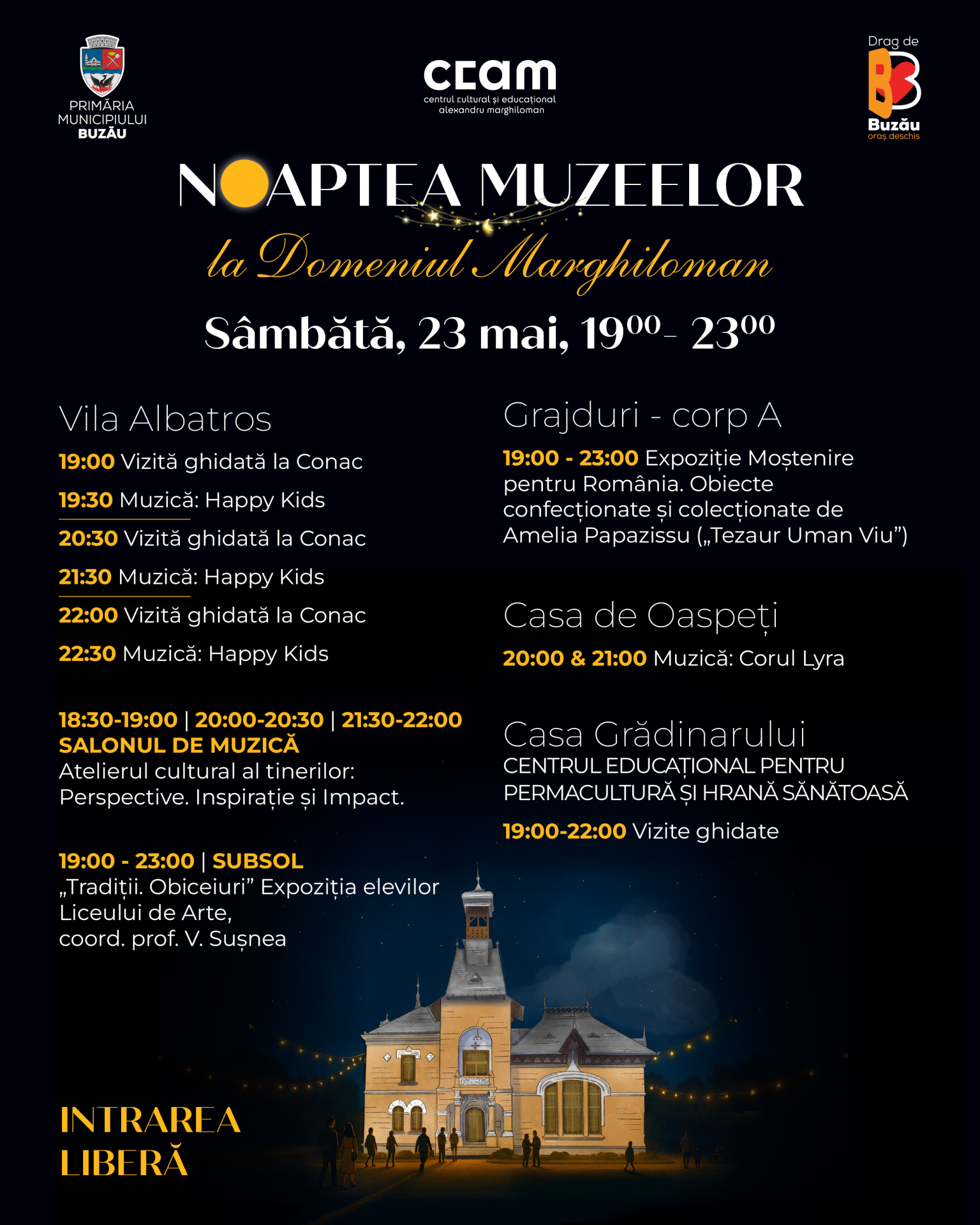 Noaptea Muzeelor pe Domeniul Marghiloman