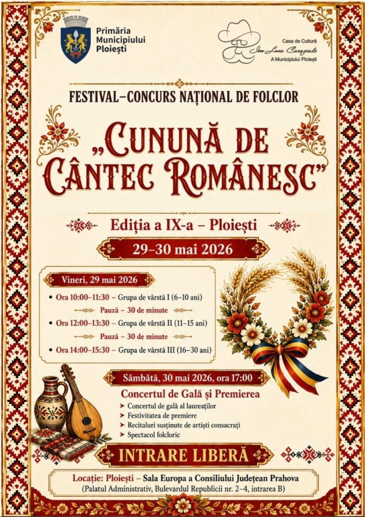 Ploieștiul găzduiește Festivalul