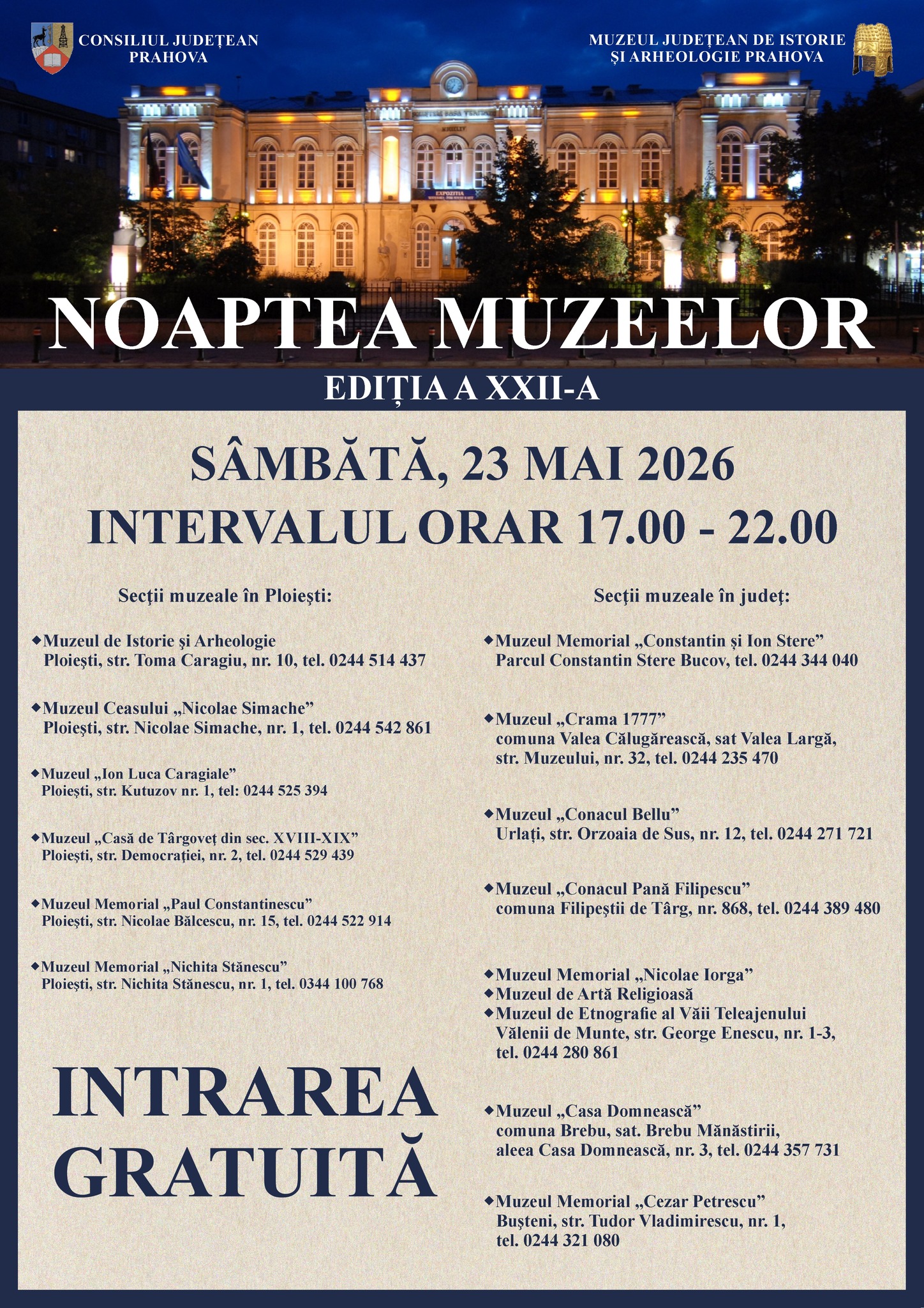 ntrare gratuită