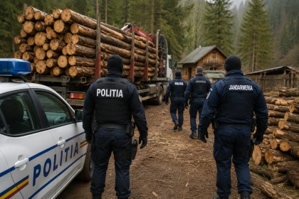 Percheziții în Prahova într-un dosar de tăieri ilegale