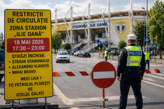 Restricții de circulație în zona stadionului