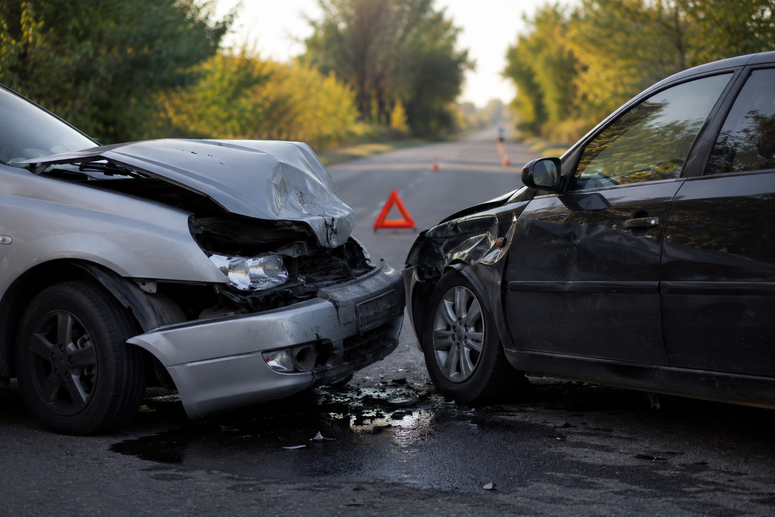 Accident pe DJ 102 B