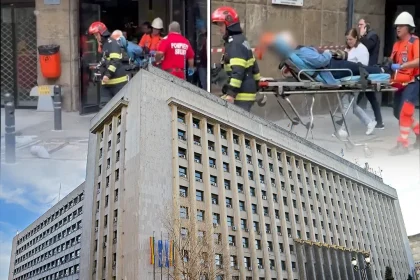 Accident la Palatul CFR