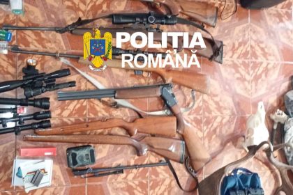 Percheziții într-un dosar de braconaj.