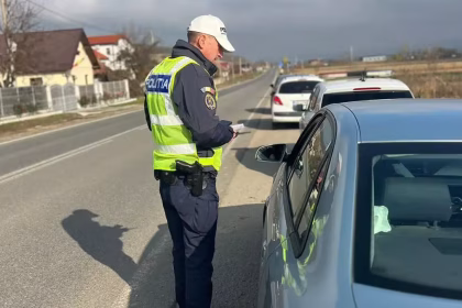 Mașină cu numere expirate