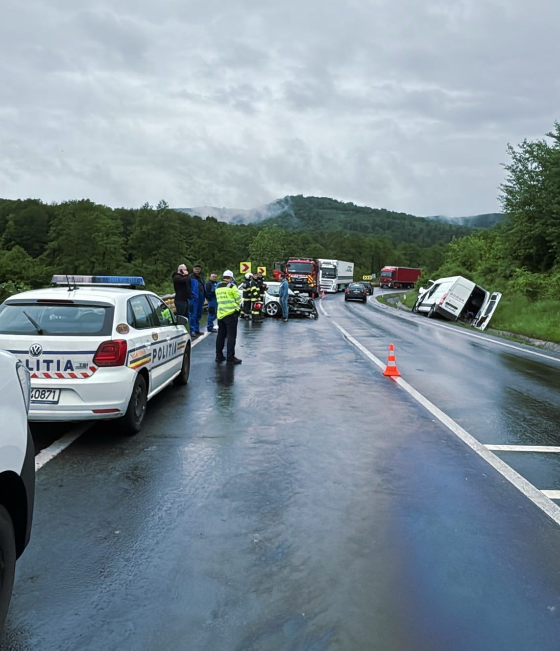 Accident pe DN1
