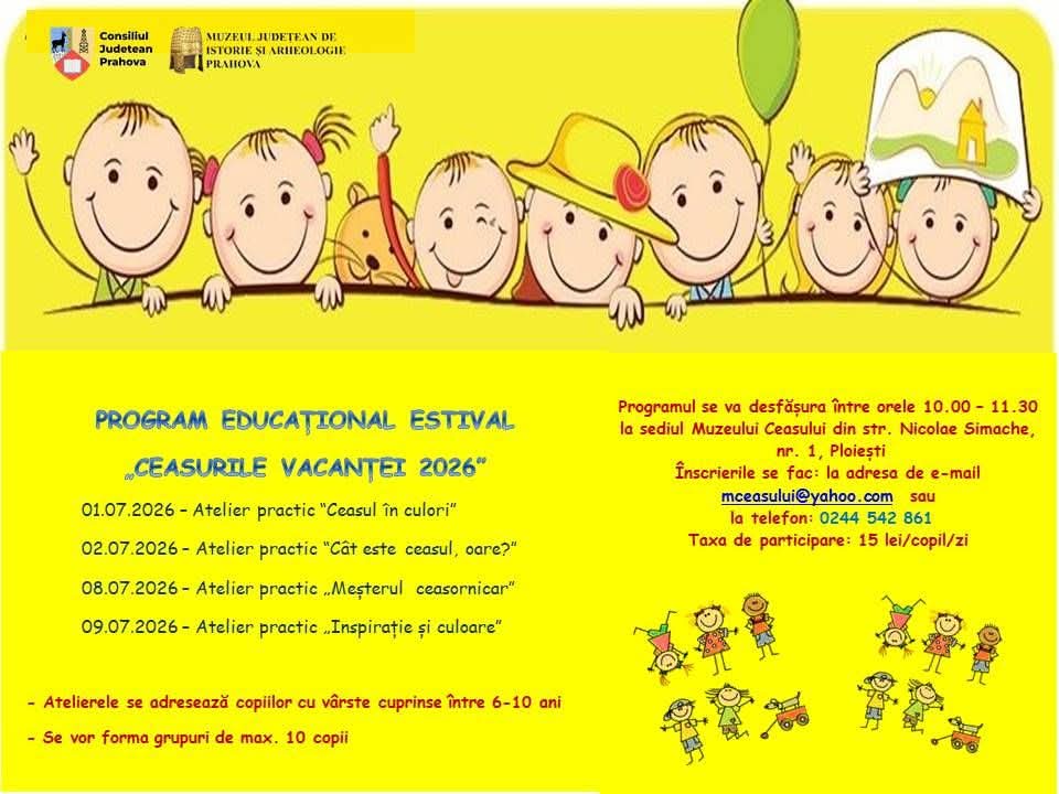Vacanță cu lecții despre timp