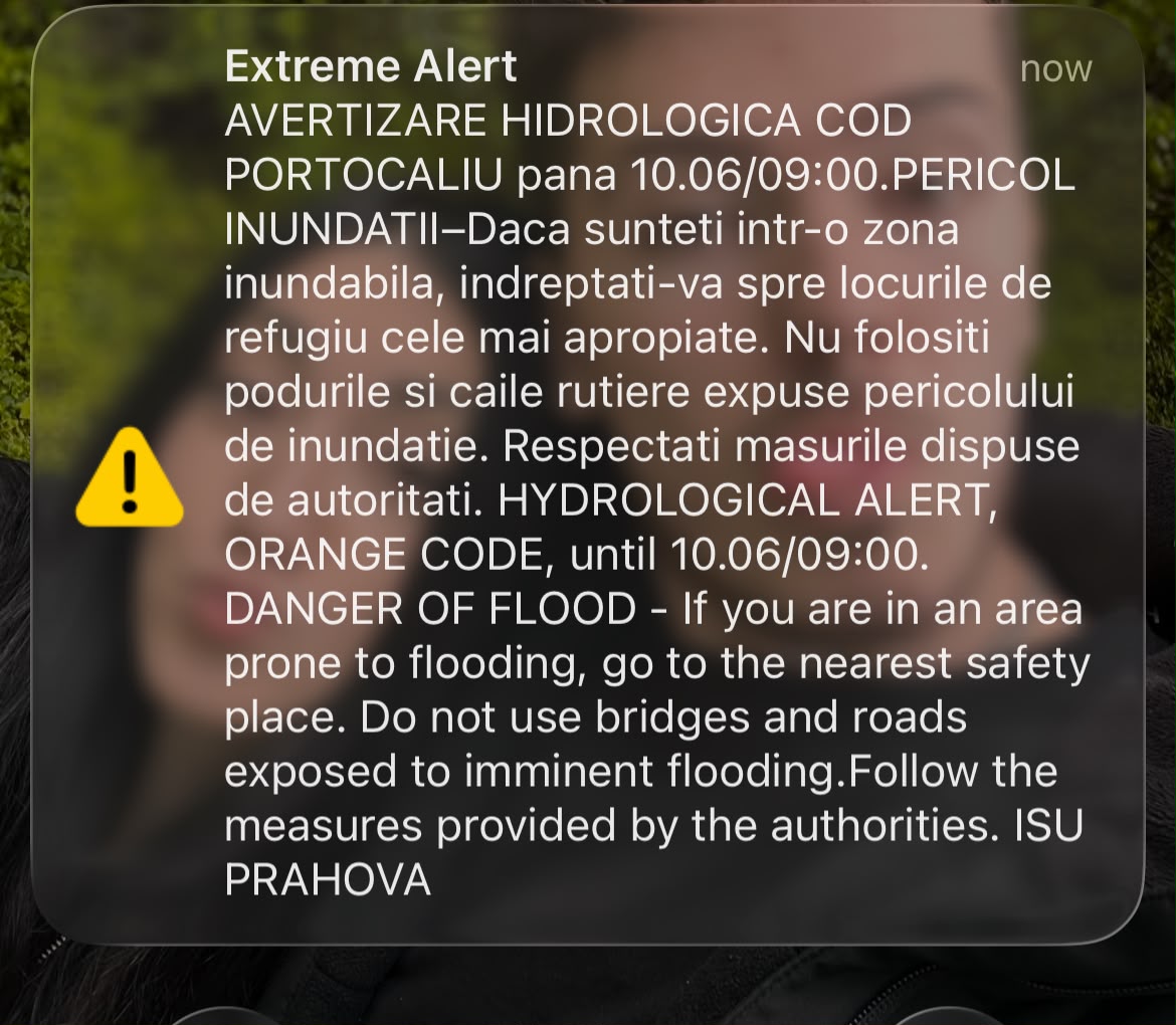 Alertă de inundații